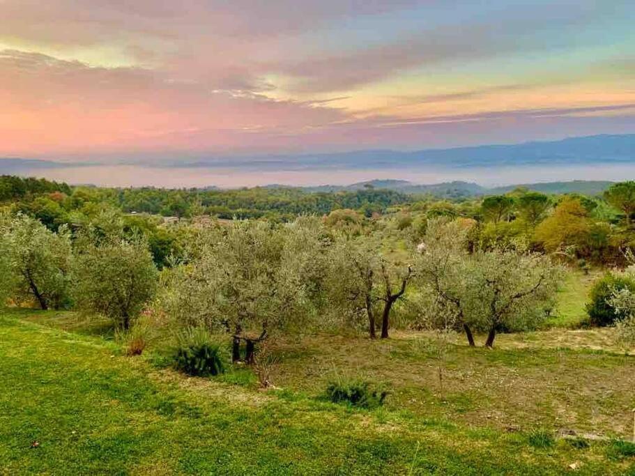 Vesper - Casale Con Piscina - Ad Galli Cantum Città della Pieve Kültér fotó
